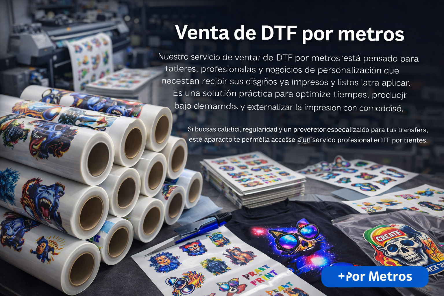 Venta de DTF por metros
